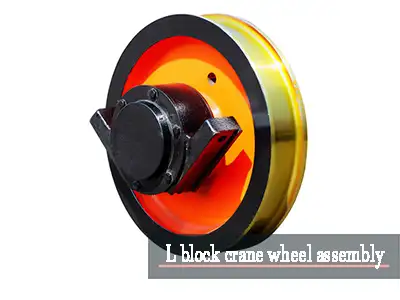 L Block Crane Wheel Assembly