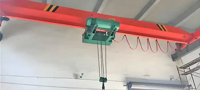 Low profile overhead crane single girder on single girder hoist crane Main parameters of Low profile overhead crane single girder 