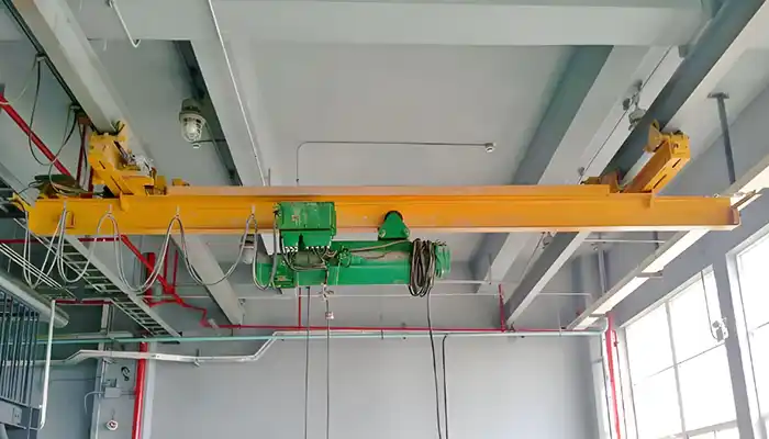 single girder explosion proof overhead crane with under running crane design for your reference, with capacity from 500kg to 10 ton 