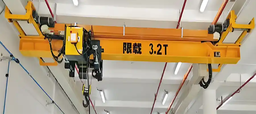 Single girder underhung bridge cranes, 3.2 ton underslung crane for sale