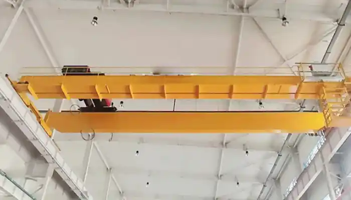 Double Girder Overhead Crane with Euro Style Low Headroom Wire Rope Electric Hoists