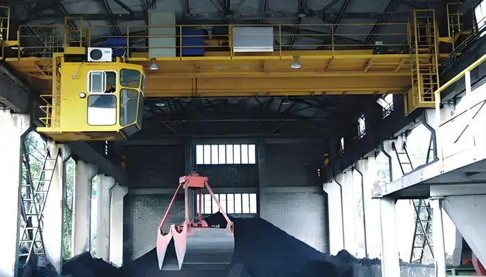 grab bucket crane for coil handling