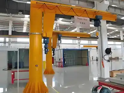 industrial jib crane floor mounted design 