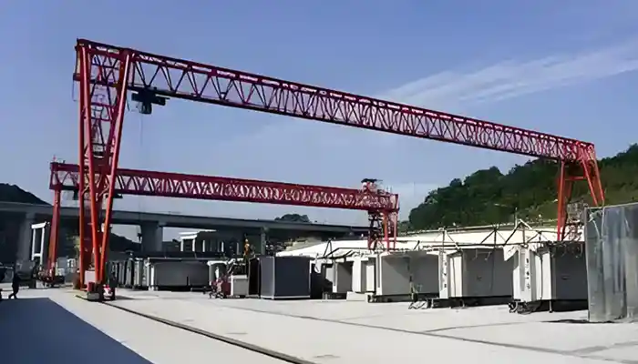 Goliath gantry crane single girder