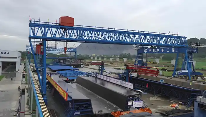 Truss girder goliath gantry crane double girder