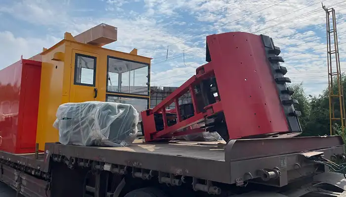 Clamshell grab bucekt for 5 ton overhead crane for delivery to Saudi Arabia 