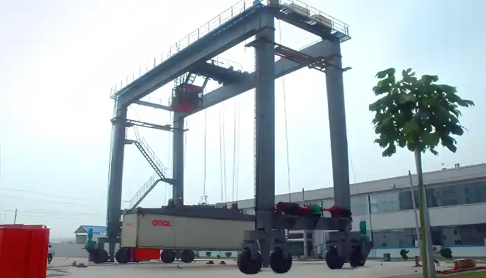 rubber tyred container handling gantry crane