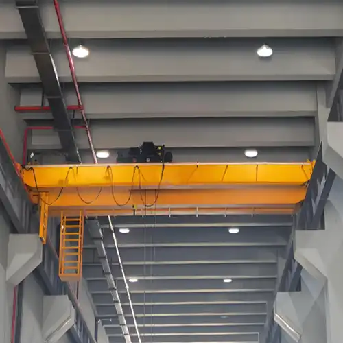 15 ton overhead bridge crane double girder with low headroom hoist trolley