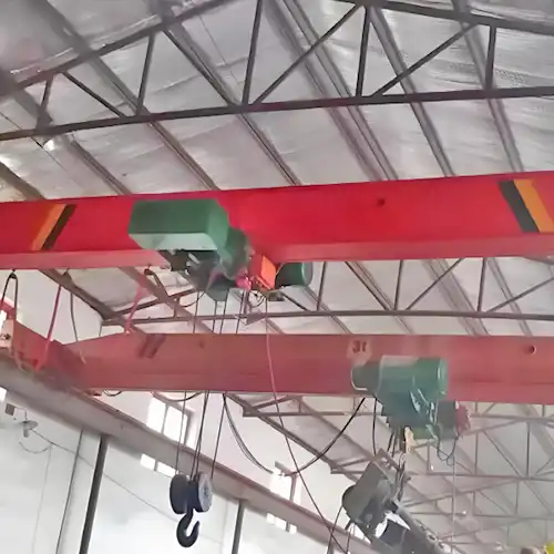 15 ton overhead crane single girder with economical low headroom hoist design