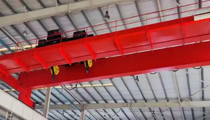 double hook overhead crane , main hook and axuliary hook 