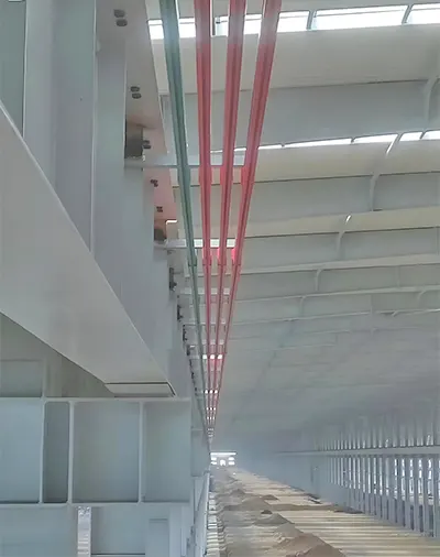 1,000-Meter Crane Runway and power supply conduct bar 