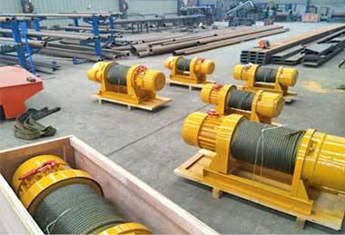 Planetary winch of electric winches series