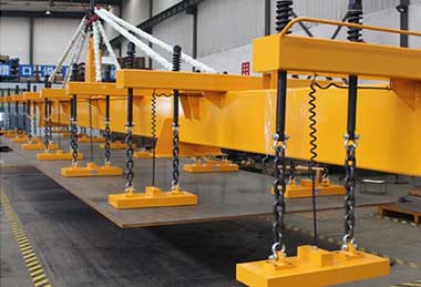 Steel sheet handling| Sheet lifters for sheet handling cranes ...