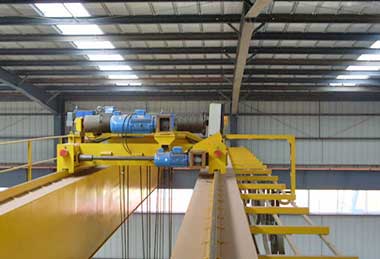 Overhead hoist trolley crane with electric wire rope hoist- Wire rope hoist crane