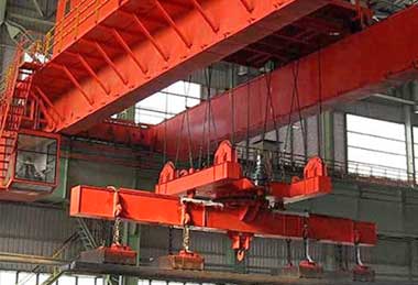 Chuck electromagnetic crane for handling billet, girder, billet and slab, etc.