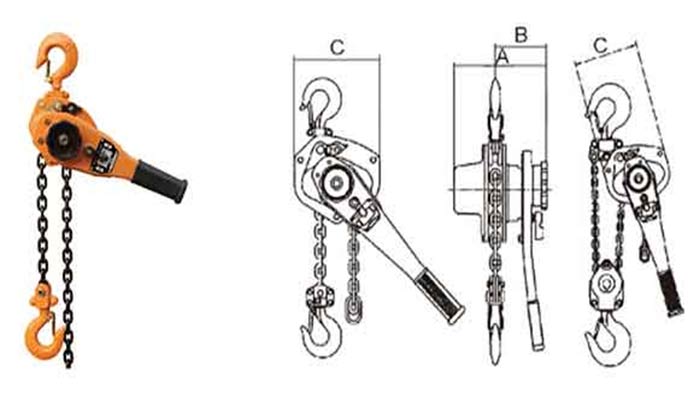 Lever chain hoist Ratchet lever hoist