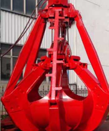 Orange peel grab and peel grab bucket for sale - Crane grab bucket for sale