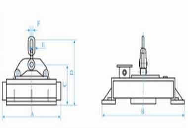 Lifting electromagnet for I-beam steel
