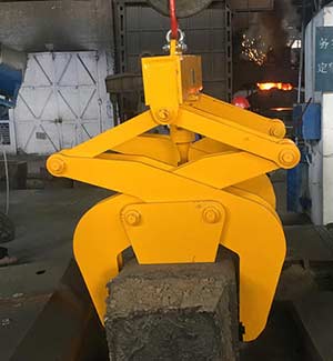Block lifting tongs
