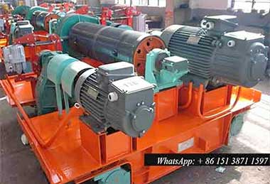 Chinese style open winch for overhead travelling crane 