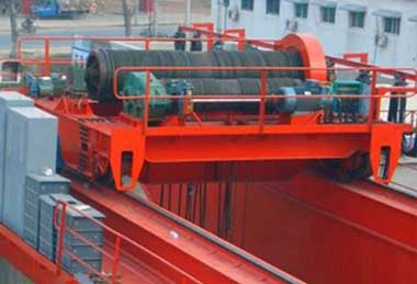Chinese style open winch for overhead travelling crane 
