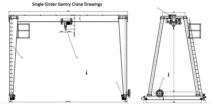 Confirm overhead crane specification to get low cost overhead cranes