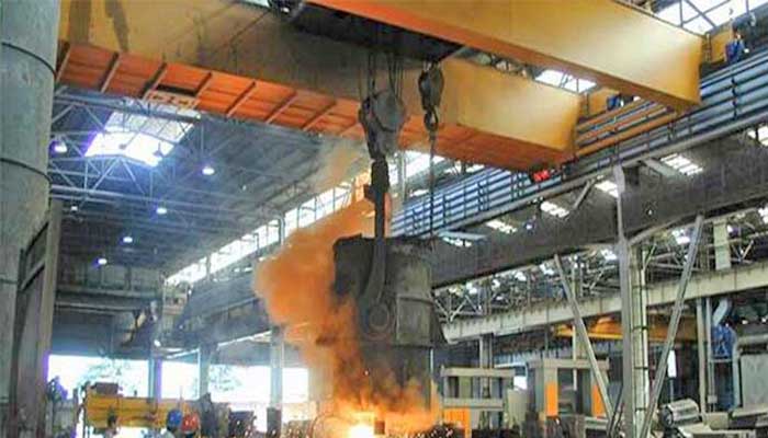 Foundry Crane for Molten Metal Handling: