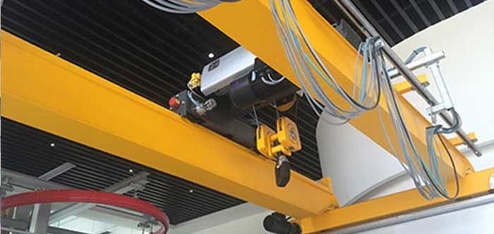 Electric wire rope hoist for double girder overhead crane 