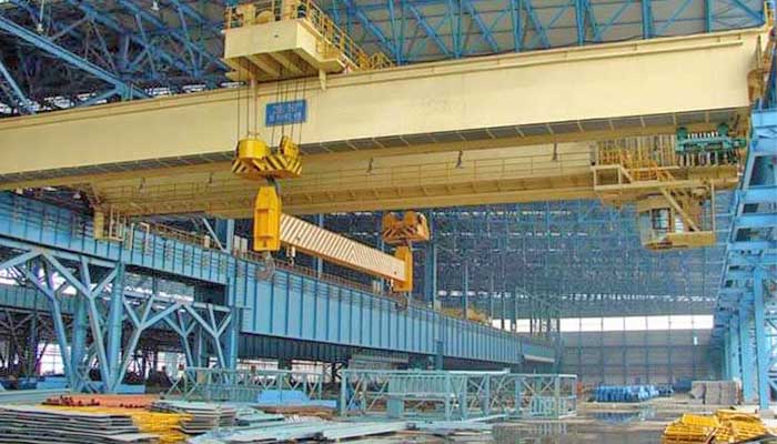 5 - 32 Ton Double Girder EOT Crane with Vertical & Parallel Beam ...