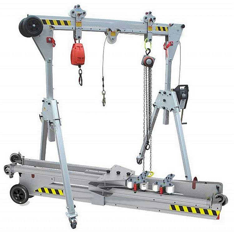 500kg -1 ton foldable aluminium gantry crane