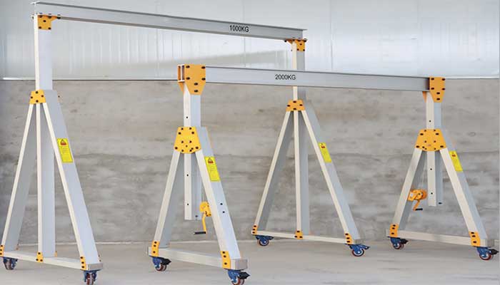 Fixed height & adjustable height aluminum gantry crane Fixed height & adjustable height aluminum gantry crane