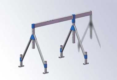 Adjustable Aluminum Gantry Cranes for Sale Span and height adjustable aluminum gantry crane