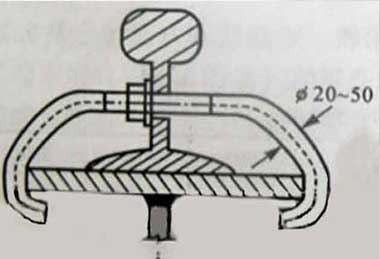 Configuration of crane runway beam & rail installation 