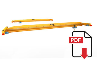 Single Girder Overhead Crane with cd Rope Hoist