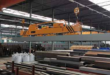 Electro Permanent Magnetic Lifting Beam With Battery Supply for Profiles
