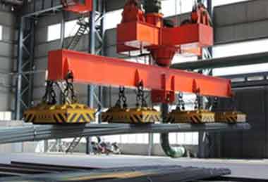 Lifting Electromagnet for Bundled Rebar