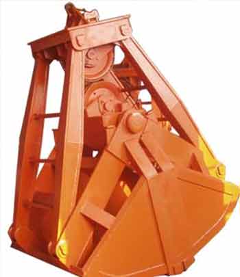 Grain clam crane 