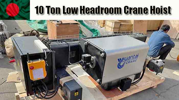 10 ton overhead crane wire rope hoist for sale Bangladesh 