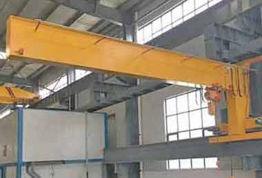 Wall travelling i beam jib crane