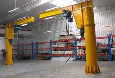 Free standing i beam jib crane 