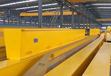 7 ton eot crane should be cut into two sections, 11.5M and 7M to fit into the containers. 
