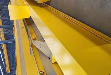Box girder design of single girder overhead crane 