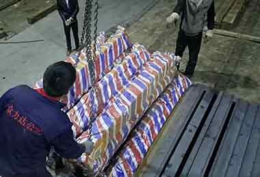Single girder overhead crane packed for delivery to Trinidad and Tobago