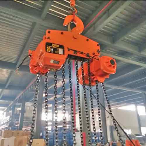 20 ton electric chain block with hook mounted portable hoist design for sale Qatar 
