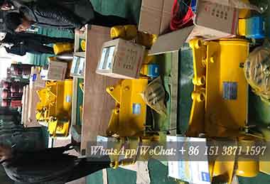 7 sets of electric wire rope hoist with trolley for sale Cambodia, 2 ton, 3 ton 5 tons 
