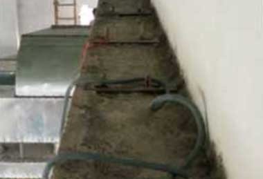 Concrete craen rail bearing beam 