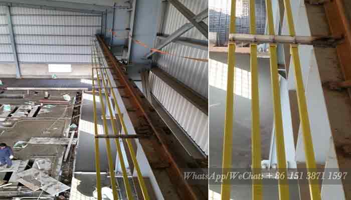 Single pole power supply line installation 