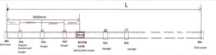 single condutor power line installation drawing 