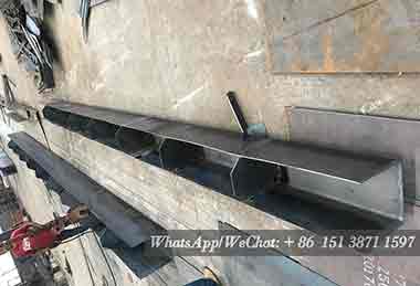 4 ton travelling bridge crane main girder production for Malaysia project 