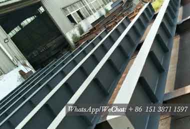Runway bearing beam of 4 ton travelling bridge crane for Malaysia project